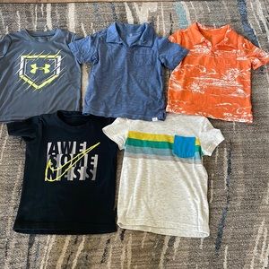 Boy t-shirts size 4T and a 5T (variety of brands)